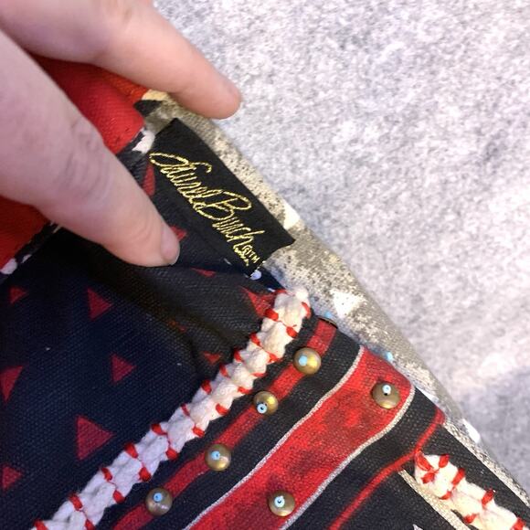 Laurel Burch Whiskered Cat Purse, Shoulder Bag HOBO, Red Gray Black, Cat Lover - Picture 7 of 12